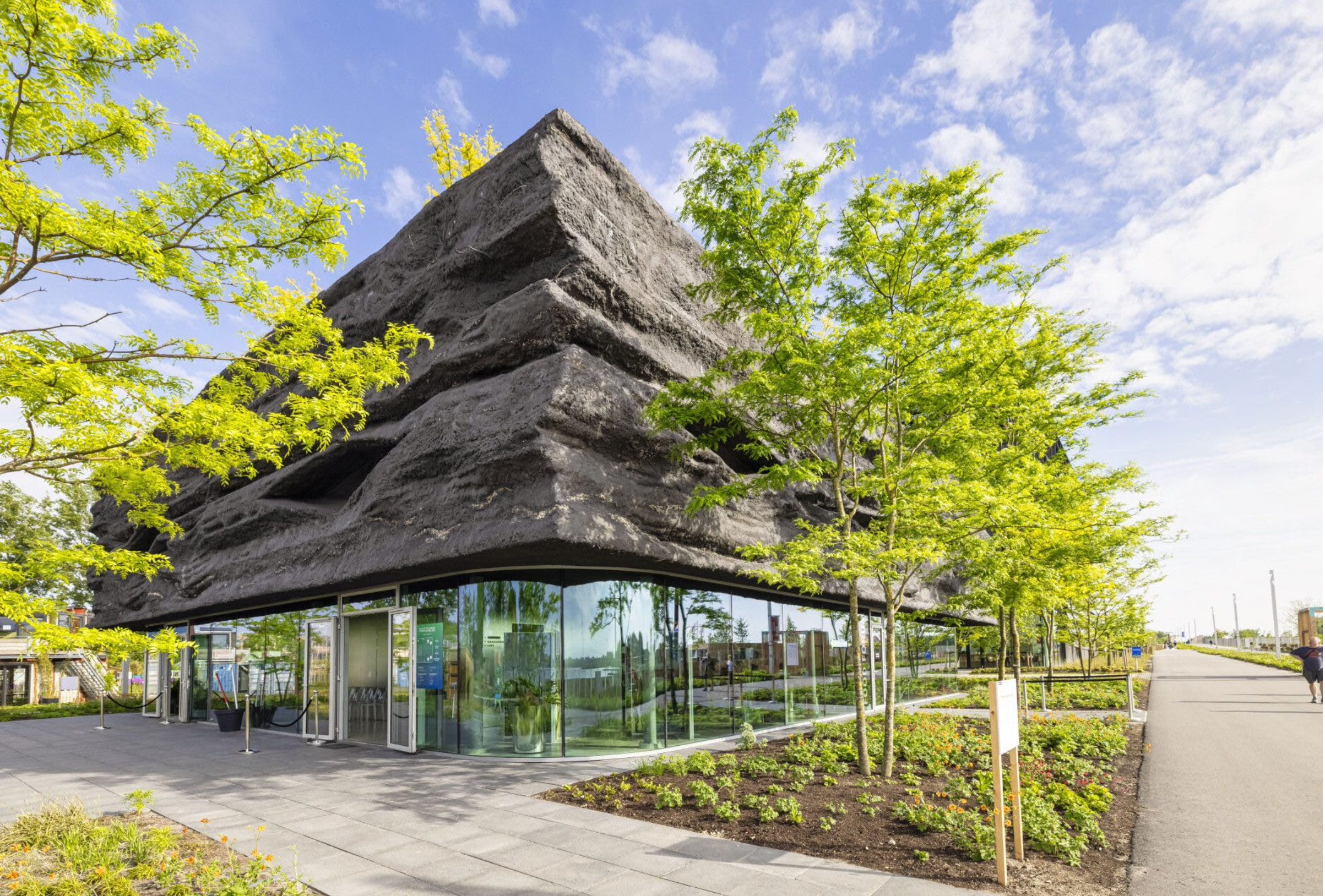 Lime plaster mortar Floriade Almere