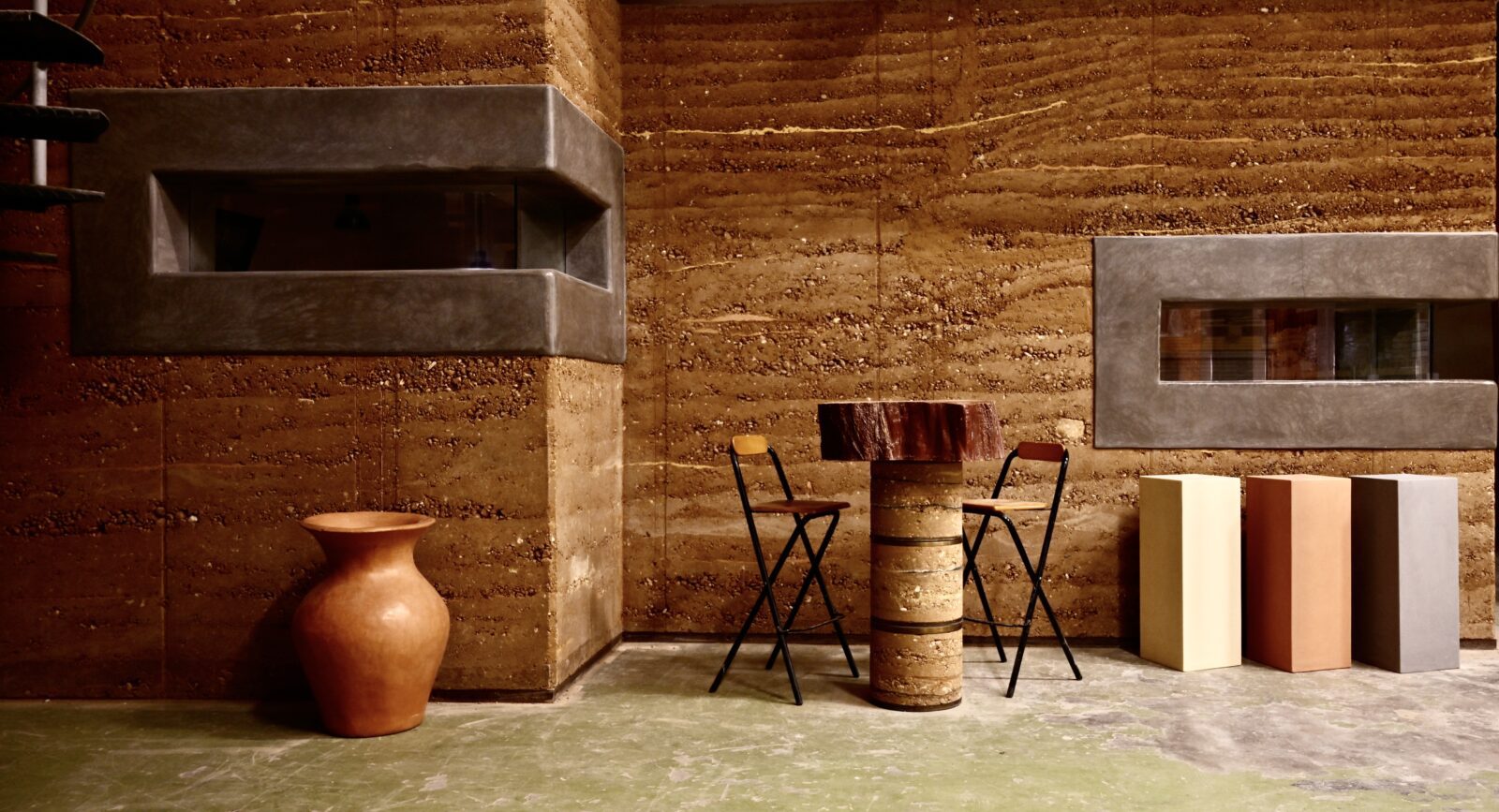 rammed earth clay build